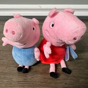 Peppa Pig Peppa and George Plush Bundle‎